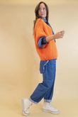  Big Softie Cap Sleeve Knit Top Aperol